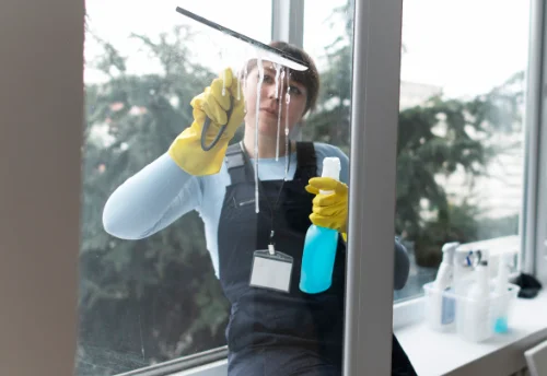 Nettoyage de vitres intérieures et extérieures aux Cabannes